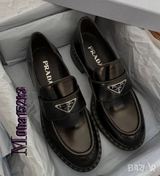 мокасини prada от естествена кожа , снимка 1