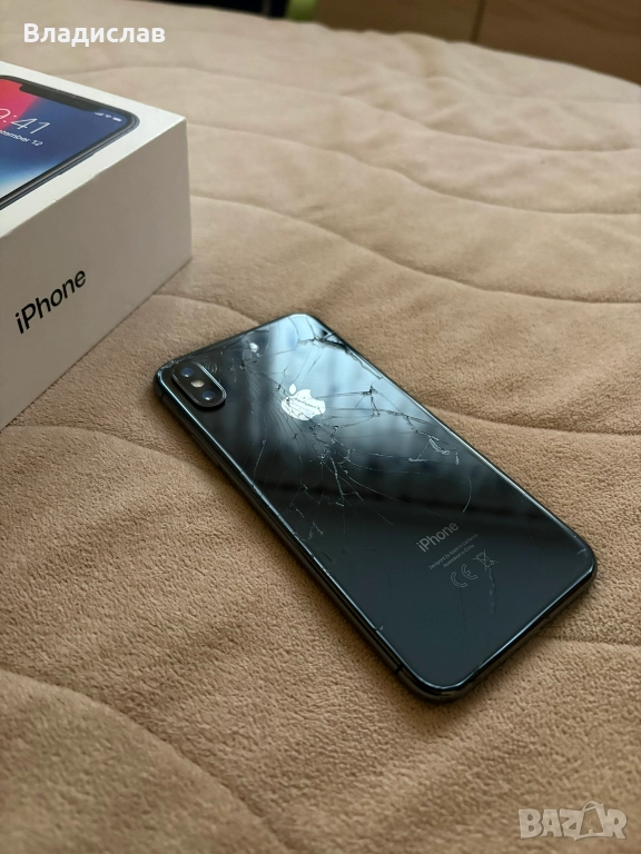 iPhone X 256GB, Space Grey, снимка 1