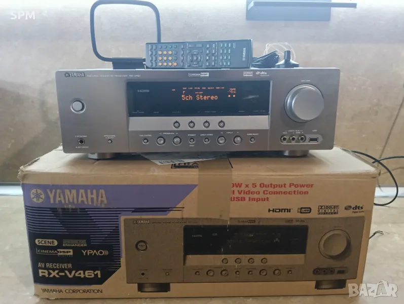 Yamaha RX-V461 ресийвър с USB, снимка 1