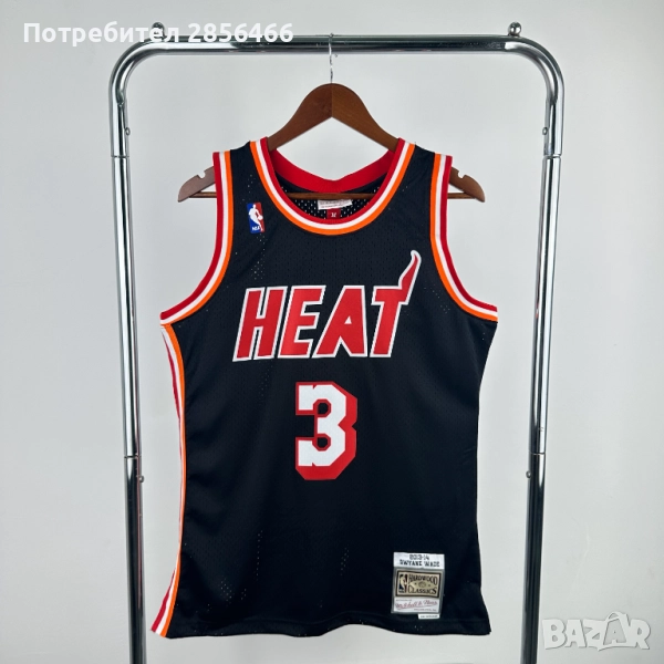 Мъжки потник Mitchell&Ness Dwyane Wade Miami Heat season 2013 размер XL, снимка 1