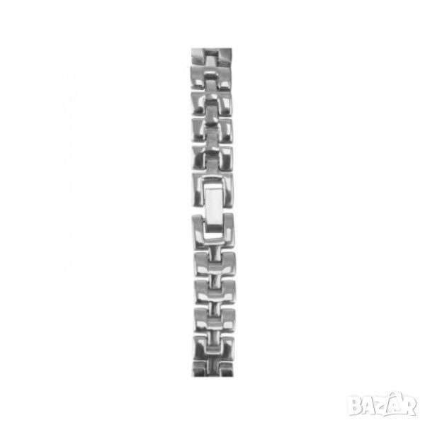 Дамски часовник  комплект с гривна бял/сребрист, снимка 1