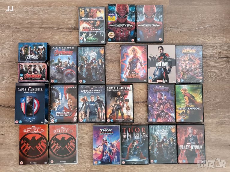 Marvel Марвел DVD филми Spider-Man, Avengers Thor Captain America, снимка 1