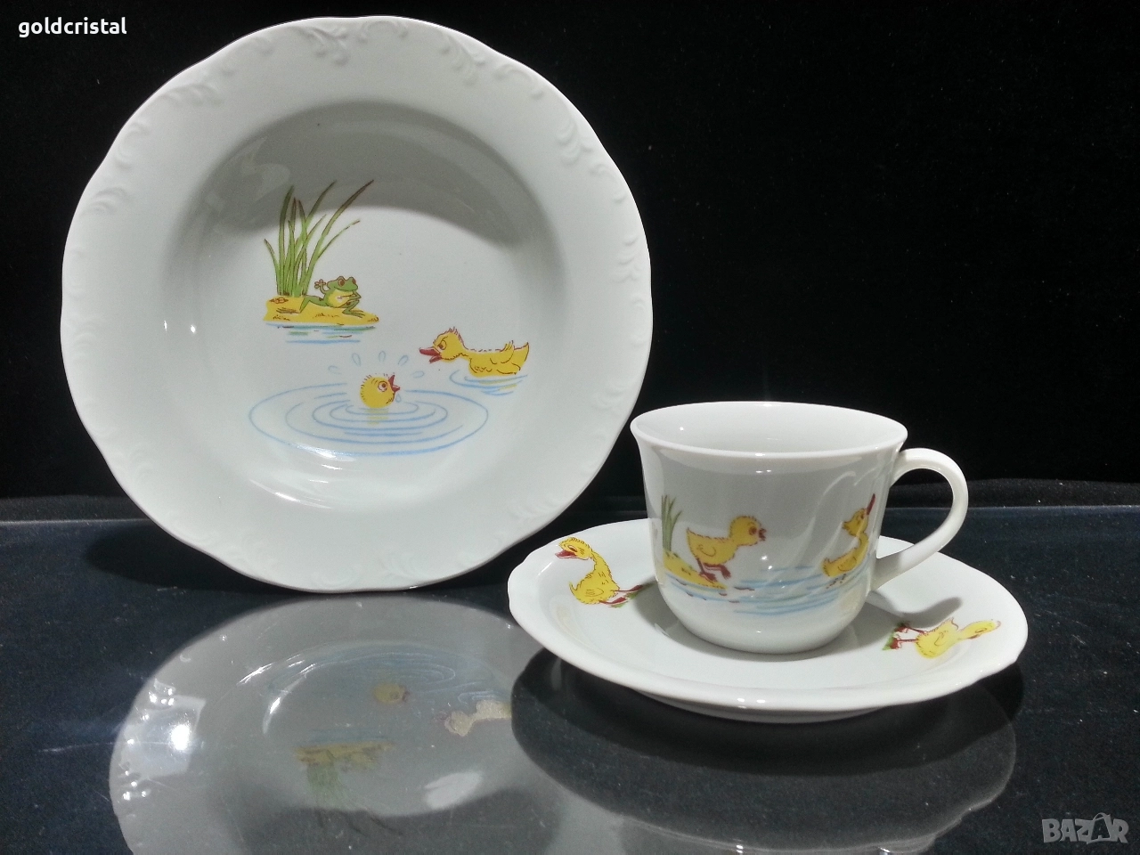 български порцелан детски комплект , снимка 1