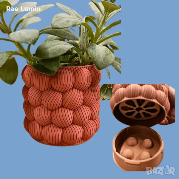 Релефна кашпа, снимка 1