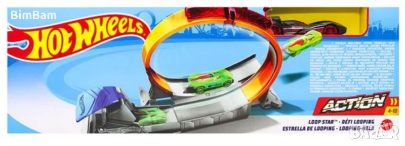 Писта с количка Hot Wheels Action - Loop Star, снимка 1