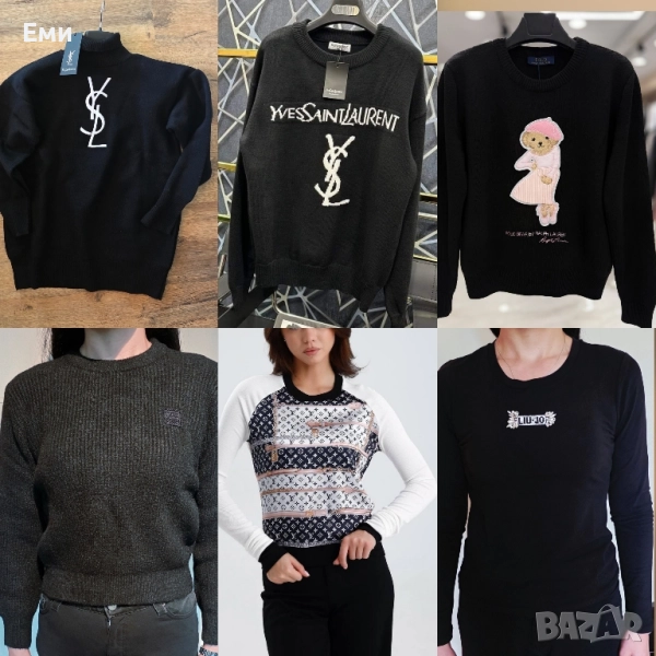 MIUMIU Yves Saint Laurent Liu Jo Palf Laurent зимни дамски нов модел блузи , снимка 1