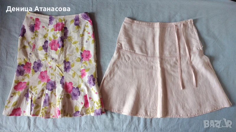 Къси и дълги поли различни материи и цветове размер М, снимка 1