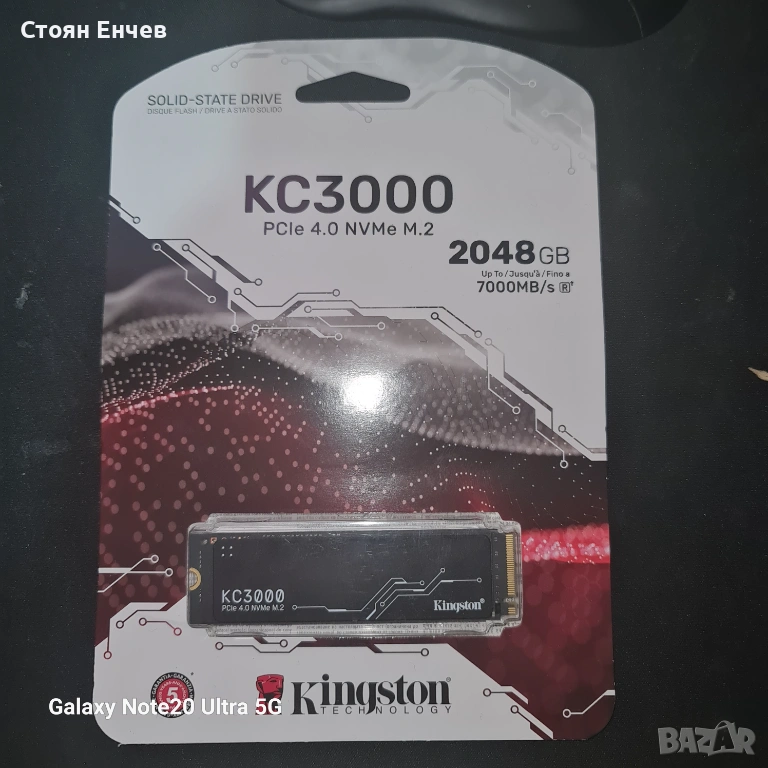  Kingston KC3000 Gen.4, снимка 1