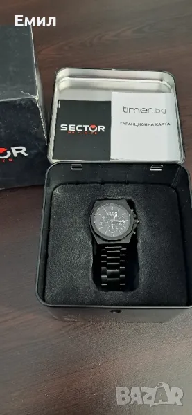 SECTOR | 960 CHRONOGRAPH BLACK STAINLESS STEEL | R3273628001

, снимка 1