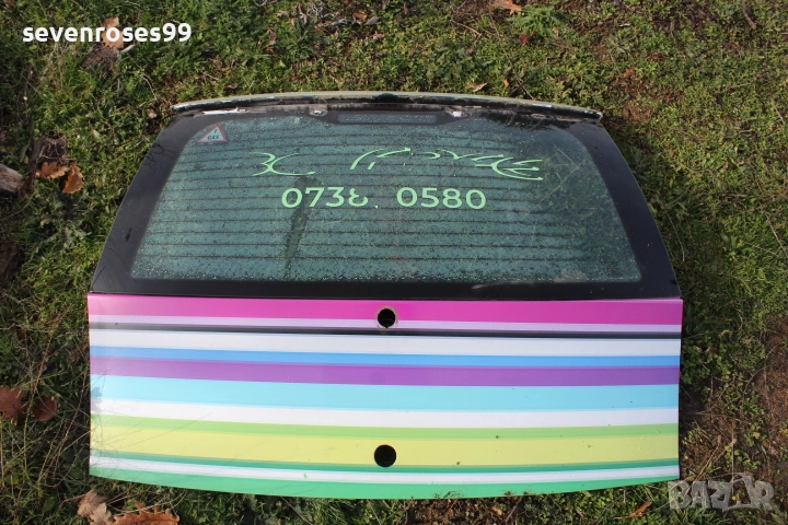 Заден капак багажник със стъкло Фиат Пунто 2 2001 1.2i 60 Fiat Punto 2  2/3врати, снимка 1