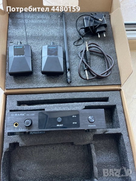 Безжична in-ear мониторинг система G-MARK G2.1, снимка 1