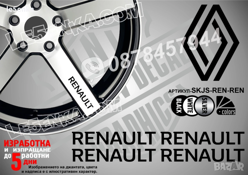 Renault надписи за спици, снимка 1