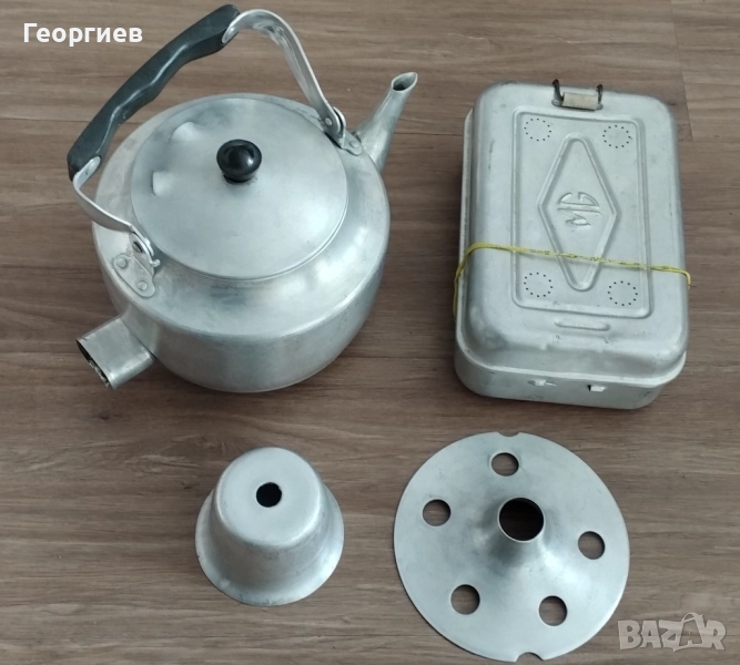 Алуминиеви съдове,ел.чайник,кутия,тави, форми,канчета., снимка 1