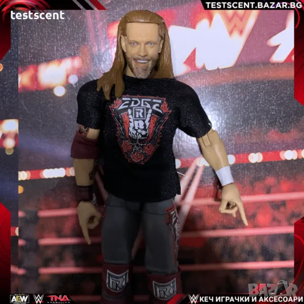 Екшън фигура WWE Edge Острието Adam Copeland Rated R Superstar WWE Mattel Elite играчка figure, снимка 1