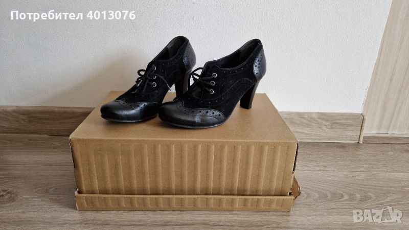 Дамски обувки на ток от естествена кожа 36 но. / Дамски обувки Ballys 36 но., снимка 1