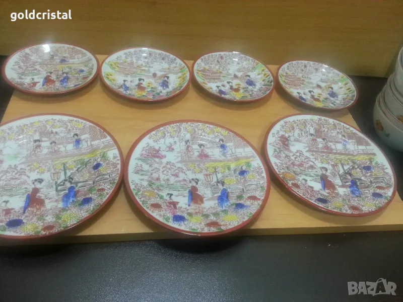 японски порцелан чинийки , снимка 1