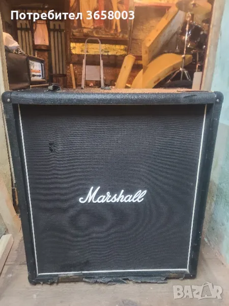 Marshall Oversized 4x12 китарен кабинет с Marshall Vintage говорители , снимка 1