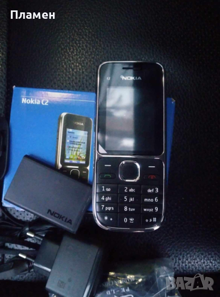 Мобилен телефон gsm нокиа Nokia C2-01 2/3G, radio 3,2 mpx, Bluetooth Black, снимка 1
