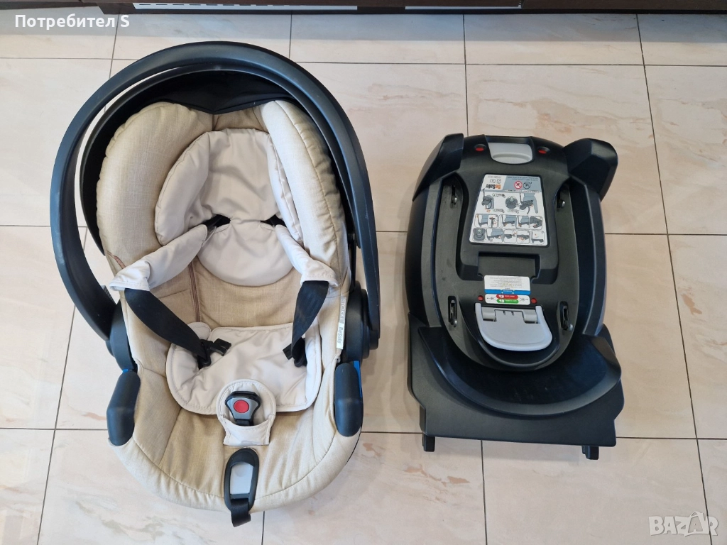 Столче за кола BeSafe iZi Go X1 (Stokke Edition) + ISOfix база, снимка 1