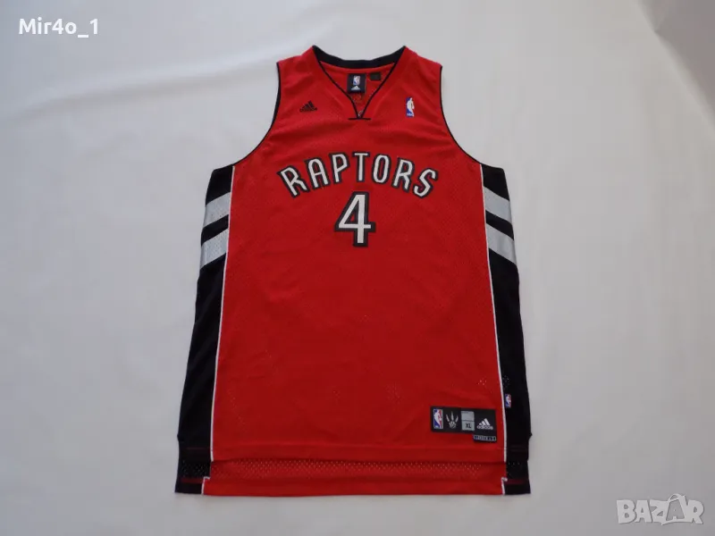 баскетболен потник toronto raptors chris bosh #4 nba adidas екип тениска спорт оригинален мъжки XL, снимка 1