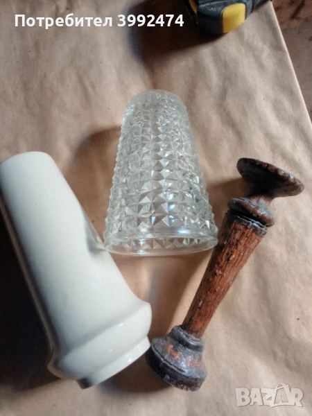 Вази и свещник от 80-те, снимка 1