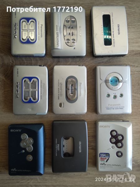 Уокмен/Walkman SONY, AIWA, Panasonic - общо 9 броя, снимка 1