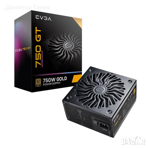 Захранващ блок EVGA Supernova 750 GT, 80+ Gold 750W, Fully Modular, снимка 1