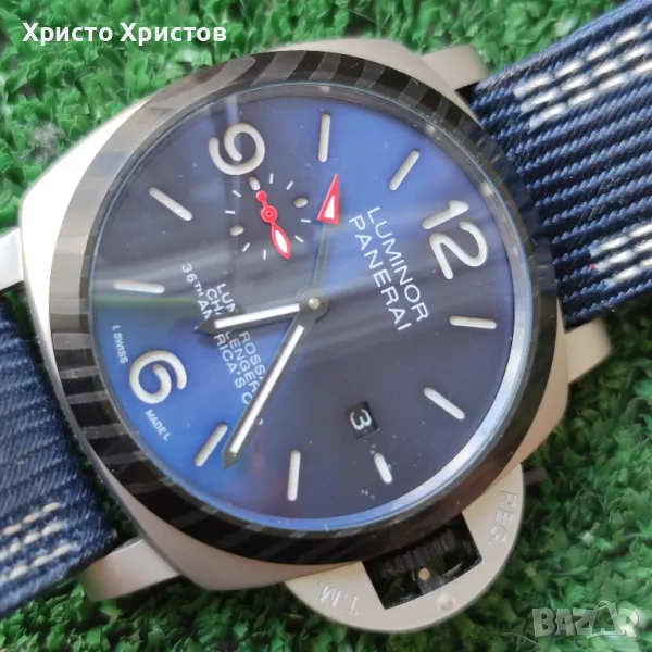 Мъжки луксозен часовник PANERAI LUMINOR Luna Rossa GMT – 44 mm Challenger 36th America’s Cup, снимка 1