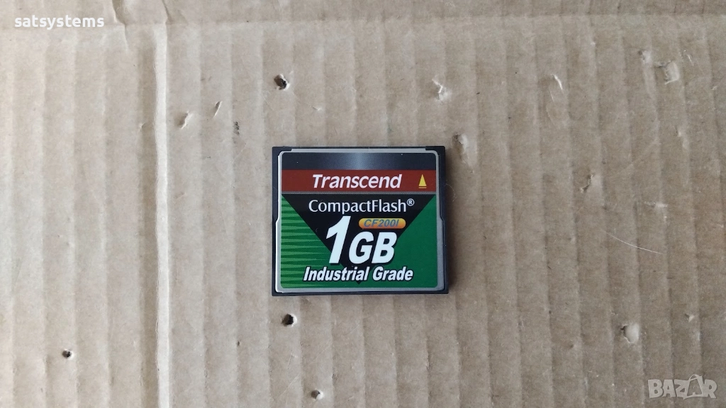 Transcend 1GB CF200I Industrial Grade Compact Flash Card, снимка 1