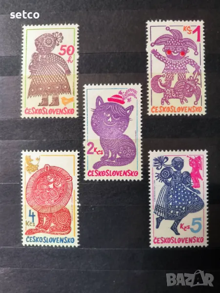 Чехословакия 1980 г. Графики от Корнелия Немечкова, снимка 1