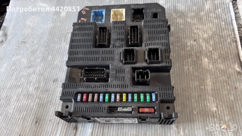 Контролен Модул (Бушонно Табло BSI / BSM ) за Citroen C2 - 9664156780, снимка 1
