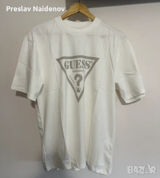 Тениска Guess Бяла, снимка 1