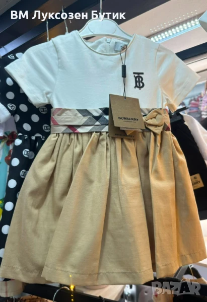 👑 BURBERRY РОКЛИ ЗА МОМИЧЕТА – ЛЯТО 2025, снимка 1