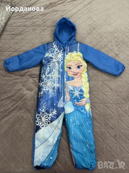 Детски зимен гащеризон Elsa 110/116 - 5/6г., снимка 1