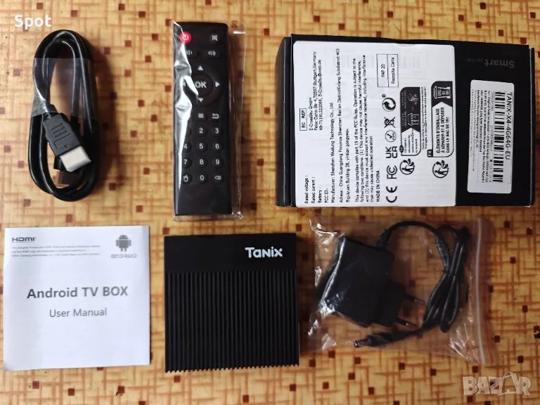 Tv Box Tanix X4 4/64  Android 11 S905X4 AV1, снимка 1