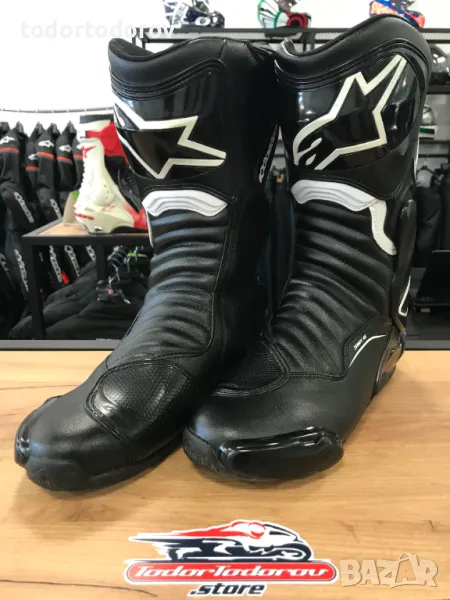 Мото Ботуши ALPINESTARS SMX-6 V2,44,протектори,става,като нови, снимка 1