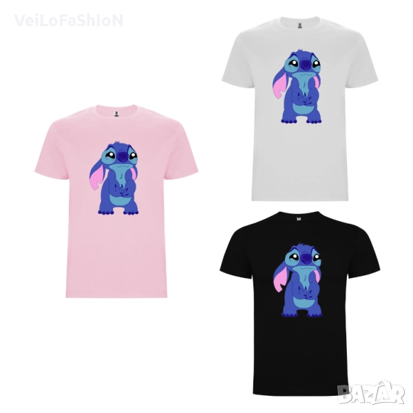 Нова сладка детска тениска със Стич - Sad Stitch в три цвята, снимка 1