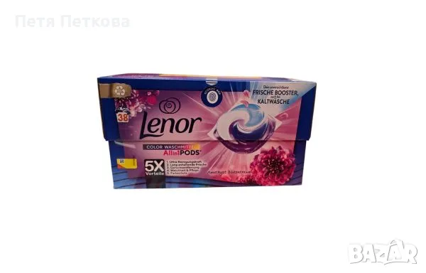 Lenor капсули ALL IN PODS COLOR - 38бр., снимка 1