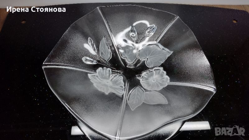 Кристална фруктиера ESPRIT FRUIT BOWL MIKASA,  W. Germany. , снимка 1