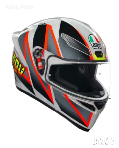 Каска AGV K1 S E2206 - BLIPPER GREY/RED 61724, снимка 1