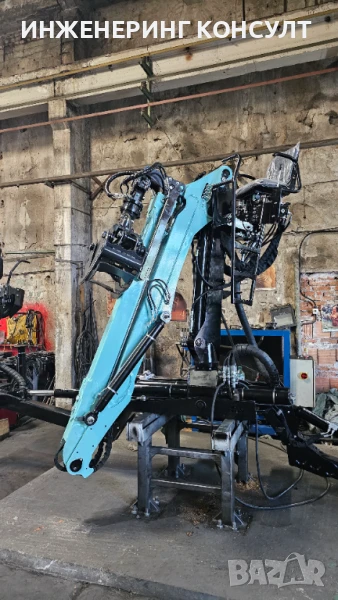 Кран за монтаж на камион дърводобив или скрап, снимка 1