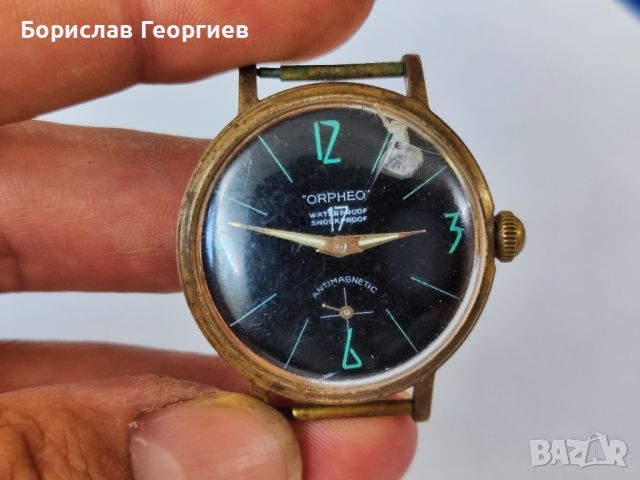 Механичен часовник Orpheo 17 rubis, снимка 2 - Мъжки - 46430961
