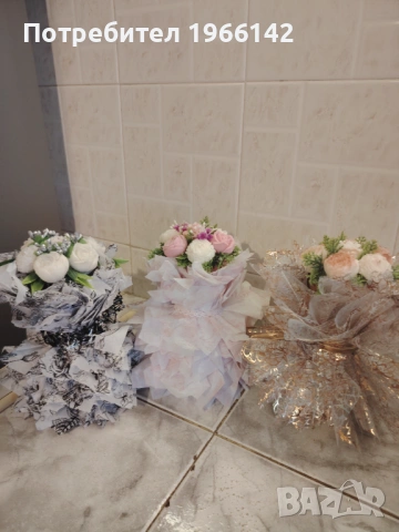 Букети , снимка 12 - Подаръци за жени - 53854491