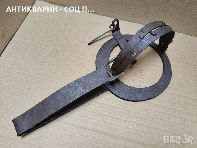 Стар Кован Капан За Животни / НОМЕР 4., снимка 5 - Антикварни и старинни предмети - 52994245