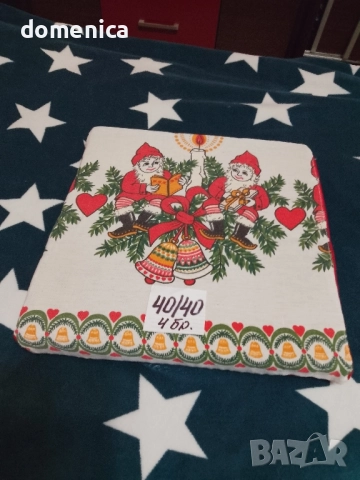 Коледни възглавници за столове