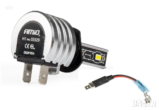 LED крушки H1- Мини, 12-24V, 6500K, 42W, 2бр., снимка 3 - Аксесоари и консумативи - 48957167