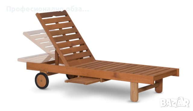Налични на склад дървени шезлонги с масичка,Шезлонг с масичка наличен дърво меранти, снимка 4 - Градински мебели, декорация  - 53996494