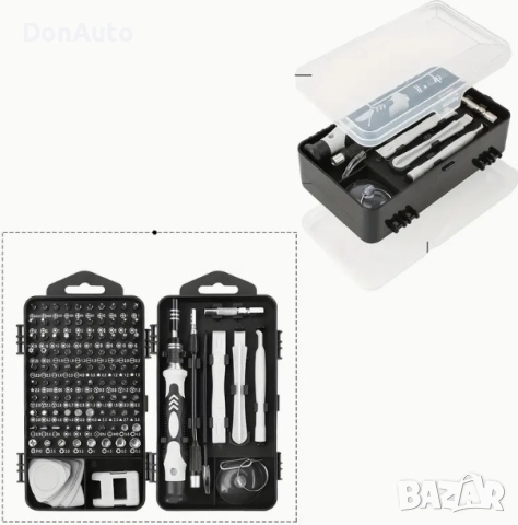 Прецизен комплект отвертки, снимка 6 - Аксесоари и консумативи - 51830277