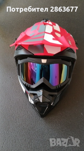 Каска шлем за мотокрос, колело (велосипед), скутер, тротинетка, снимка 3 - Аксесоари за велосипеди - 51797103
