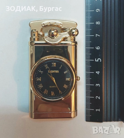 НОВА Газова Запалка с Часовник, снимка 5 - Запалки - 24481150